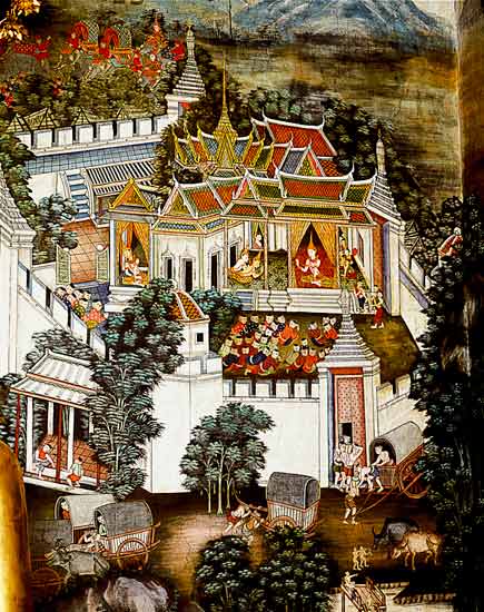 A Fortified Palace von Thai School