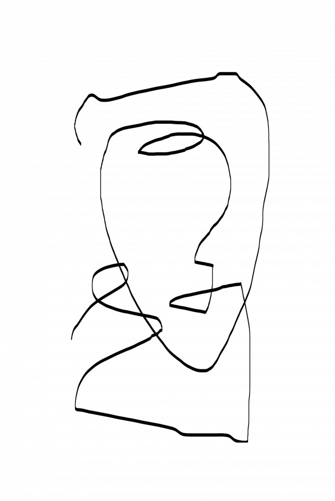 Abstract Head No1. von THE MIUUS STUDIO