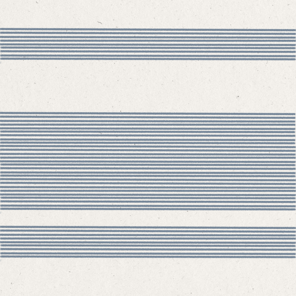 Simple Blue Lines Pattern von THE MIUUS STUDIO
