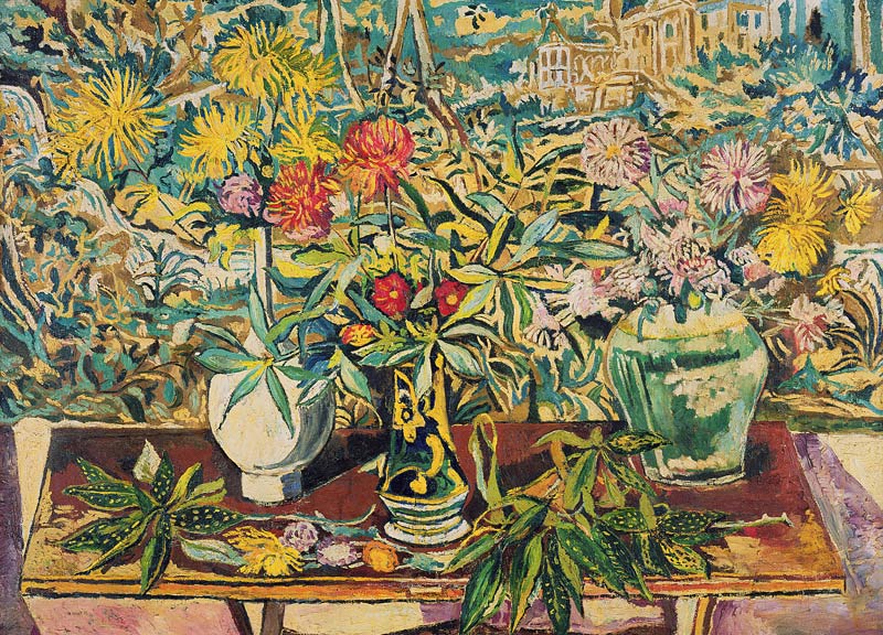 Autumn Chrysanthemums von Theo Garman