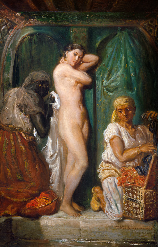 The Bath in the Harem von Théodore Chassériau