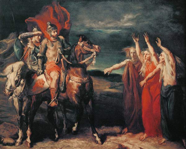 Shakespeare,  Macbeth von Théodore Chassériau