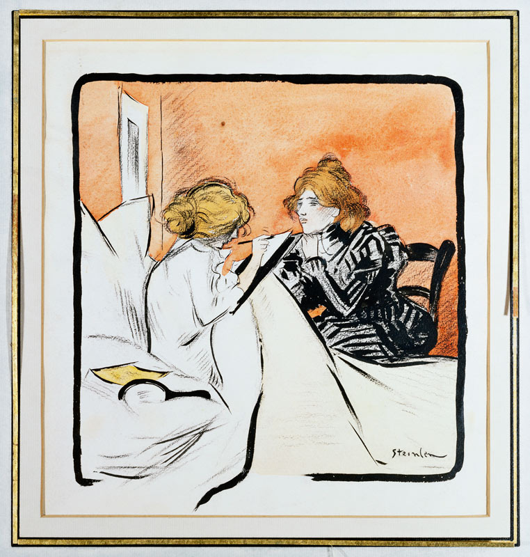 Das Diktat. von Théophile-Alexandre Steinlen