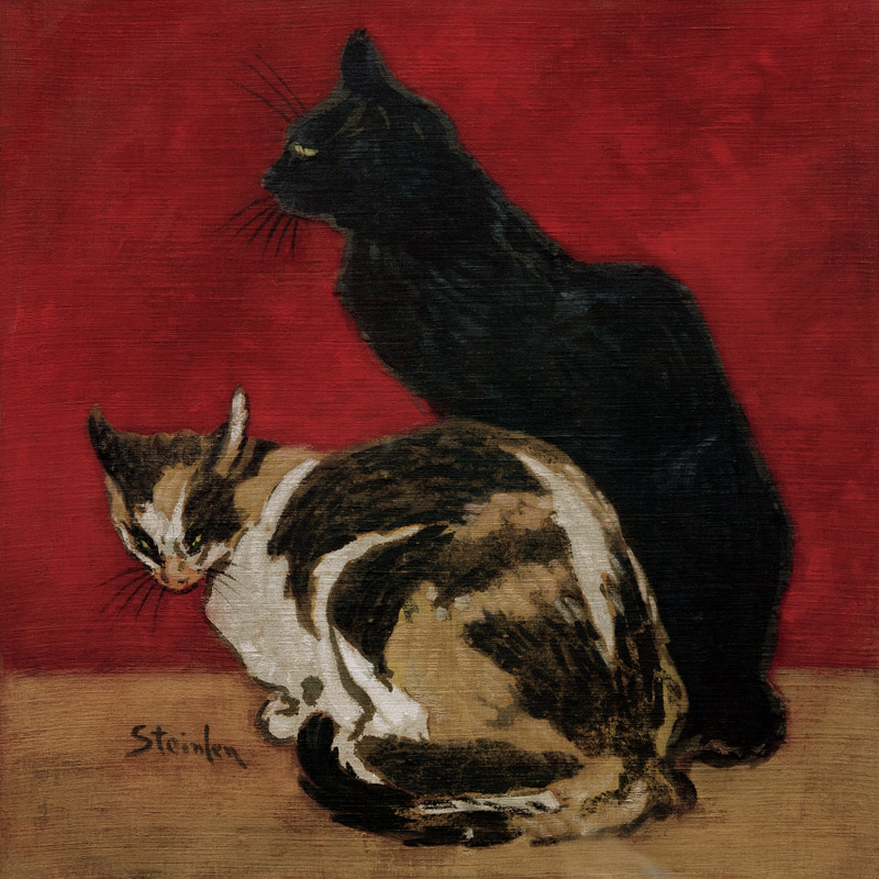 Les chats von Théophile-Alexandre Steinlen