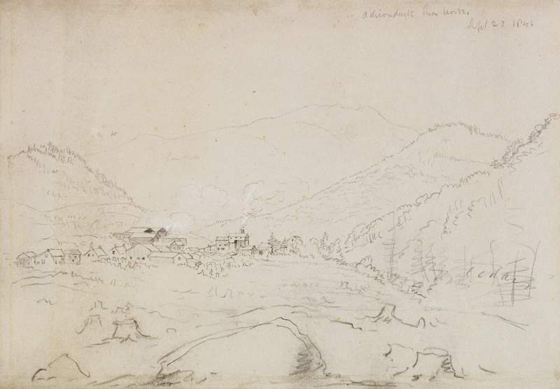 Adirondacks Iron Works von Thomas Cole