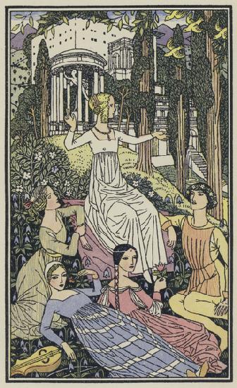 Illustration for The Decameron of Boccaccio