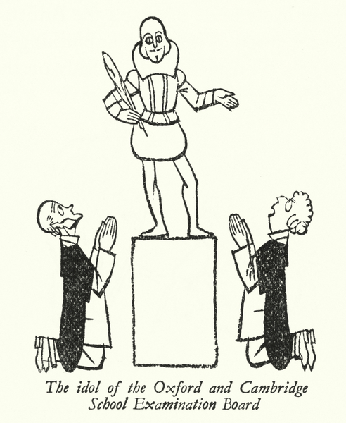 William Shakespeare, the idol of the Oxford and Cambridge School Examination Board von Thomas Derrick