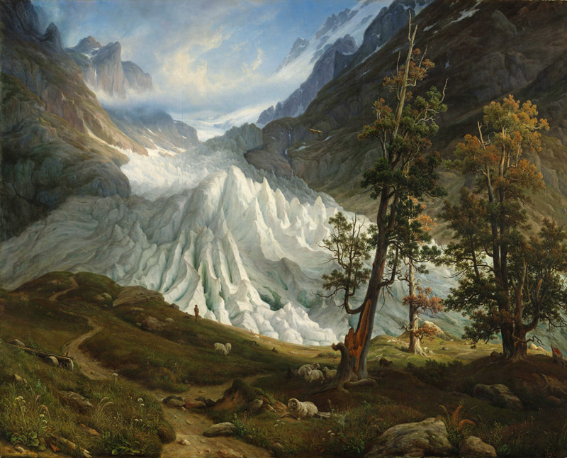 Der Untere Grindelwaldgletscher von Thomas Fearnley