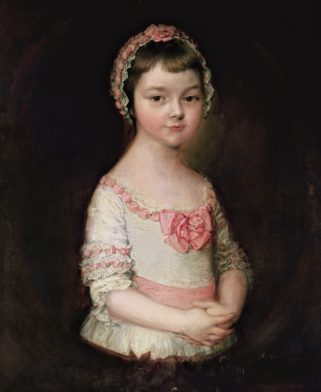 Georgiana Spencer, afterwards Duchess of Devonshire von Thomas Gainsborough