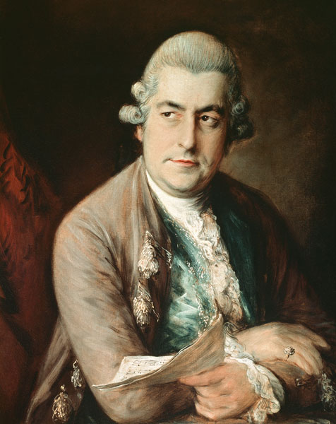 Portrait von Johann Christian Bach (1735-1782) von Thomas Gainsborough