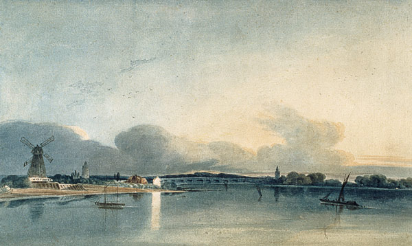 The White House, Chelsea  on von Thomas Girtin