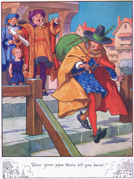 Blow your pipe until you burst! von Thomas Heath Robinson