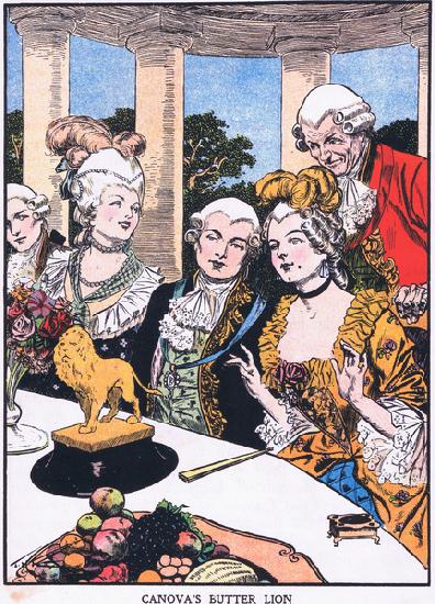 Canovas butter lion