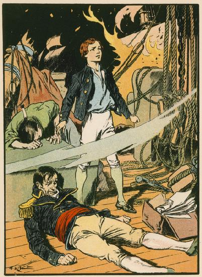 Casabianca on the Burning Ship