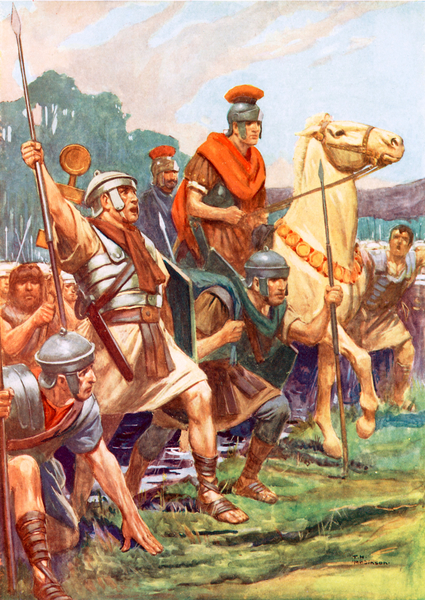 Crossing the Rubicon: The decisive moment of Caesars life von Thomas Heath Robinson