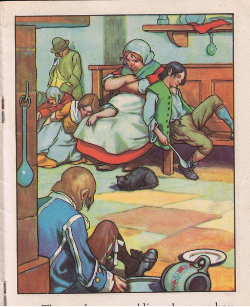 The cook and the page boy were fast asleep von Thomas Heath Robinson