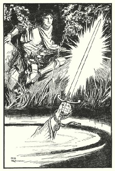 The Mystic Arm, illustration from In the Kings Gardens, 1931