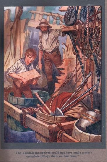 The vandals themselves could not have made a more complete pillage than we had done