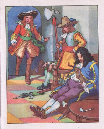 The guards were fast asleep