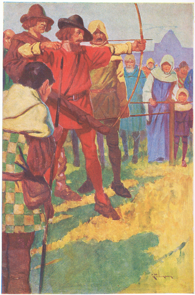 He poised his bow for a brief instant, and then loosed the string von Thomas Heath Robinson