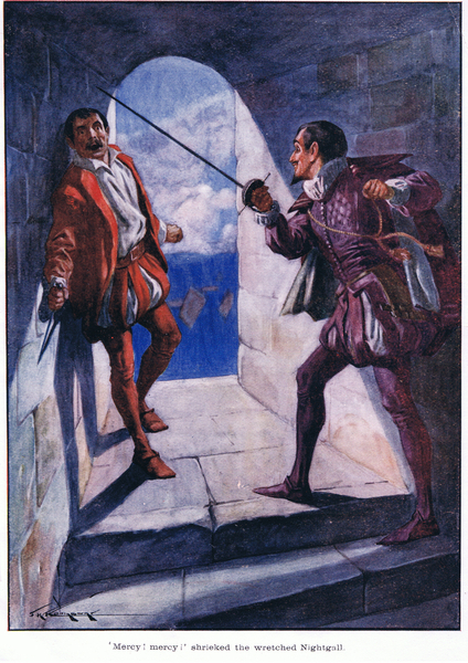 Mercy! Mercy! Shrieked the wretched Nightgall von Thomas Heath Robinson