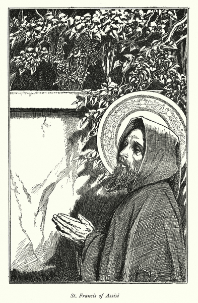 St Francis of Assisi von Thomas Heath Robinson