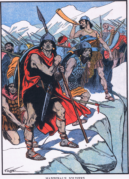 Hannibals soldiers von Thomas Heath Robinson