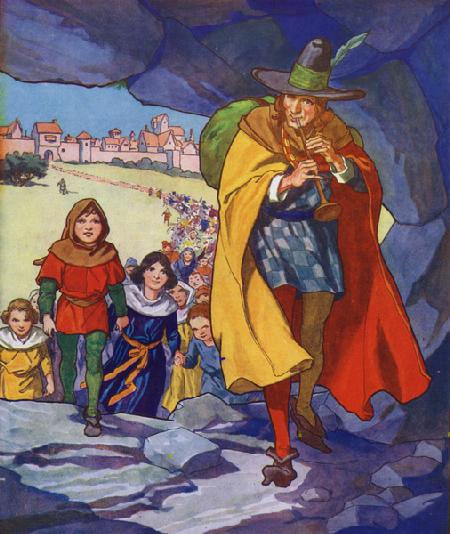 Illustration for The Pied Piper of Hamelin
