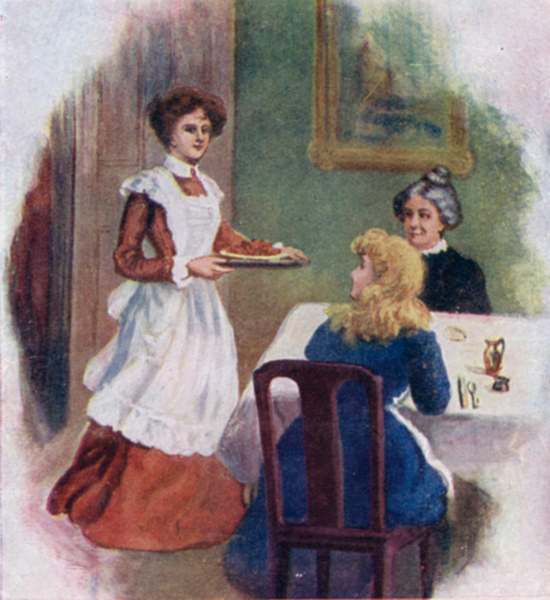 Illustration for Good Wives by Louisa M Alcott von Thomas Heath Robinson