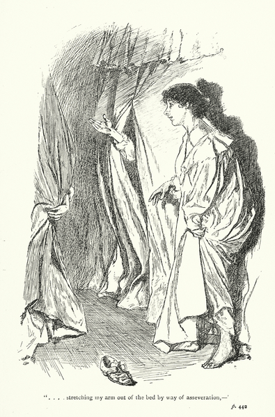 Illustration for A Sentimental Journey by Laurence Sterne von Thomas Heath Robinson