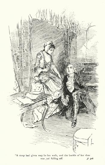 Illustration for A Sentimental Journey by Laurence Sterne