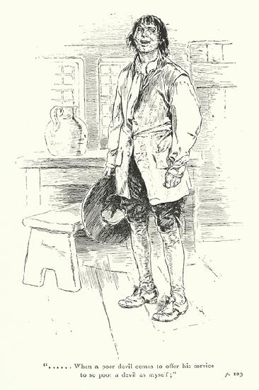 Illustration for A Sentimental Journey by Laurence Sterne