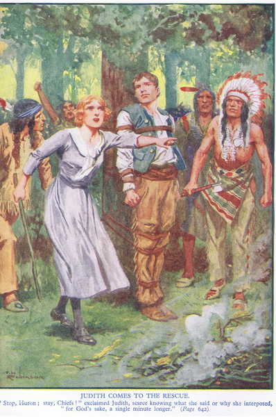 Judith comes to the rescue von Thomas Heath Robinson