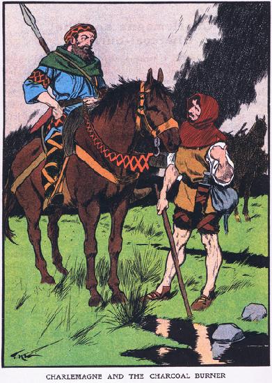Charlemagne and the charcoal burner