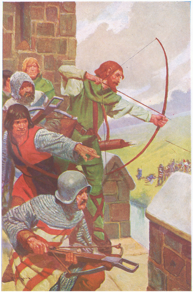 There now commenced the siege of Uterysdale which lasted several weeks von Thomas Heath Robinson