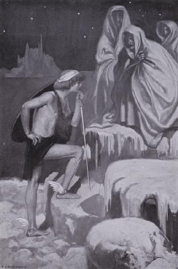 Perseus stepped close to them