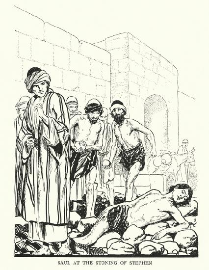 Saul at the Stoning of Stephen