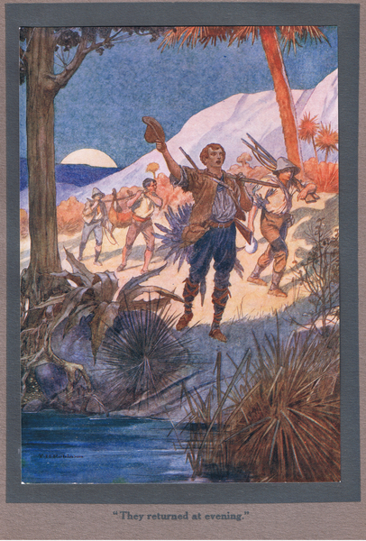 They returned at evening von Thomas Heath Robinson