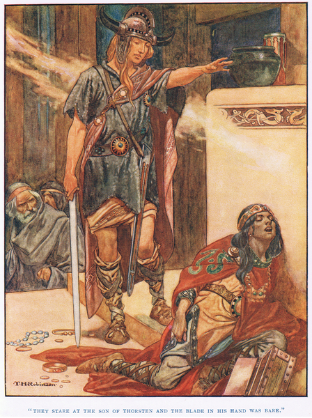 They stare at the son of Thorsten von Thomas Heath Robinson