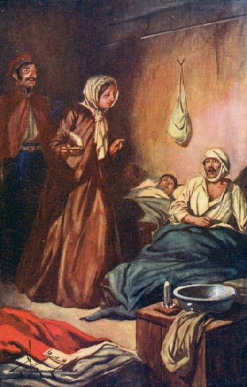 She would speak to one and another