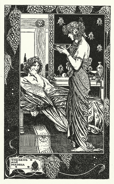 Theseus and Medeia von Thomas Heath Robinson