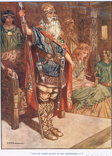 And he cried aloud in his greatness von Thomas Heath Robinson