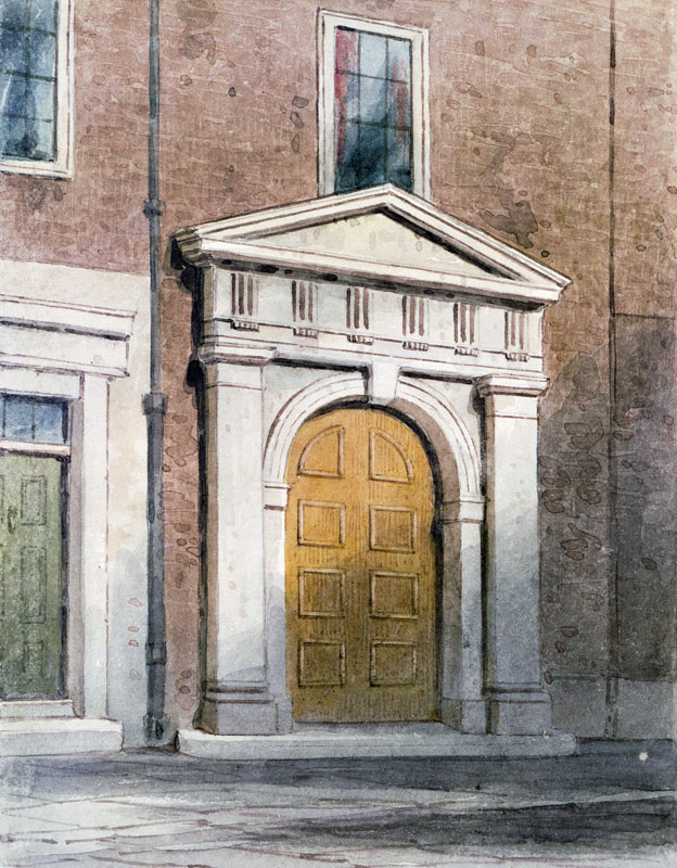 The Entrance to Masons Hall von Thomas Hosmer Shepherd