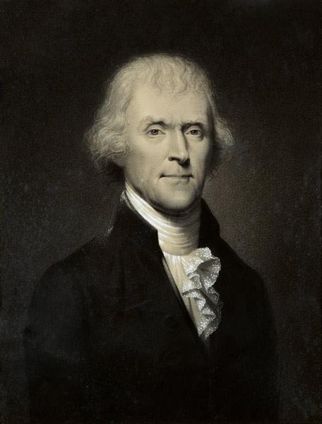 Thomas Jefferson / Bouch nach R. Peale