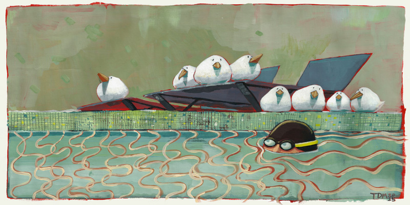 Pool Birds von Thomas MacGregor