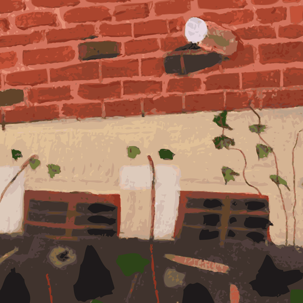 Hackney marshes Cricket pavilion air vent #2 detail von Thomas MacGregor