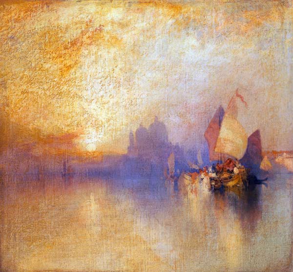 Venedig bei Sonnenuntergang. von Thomas Moran