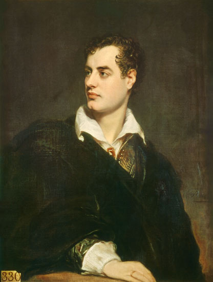 Portrait of Lord Byron (1788-1824) von Thomas Phillips