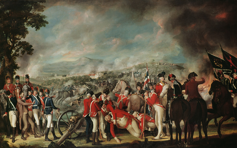 The Battle of Ballynahinch, 13th June 1798, c.1798 (oil on canvas) von Thomas Robinson