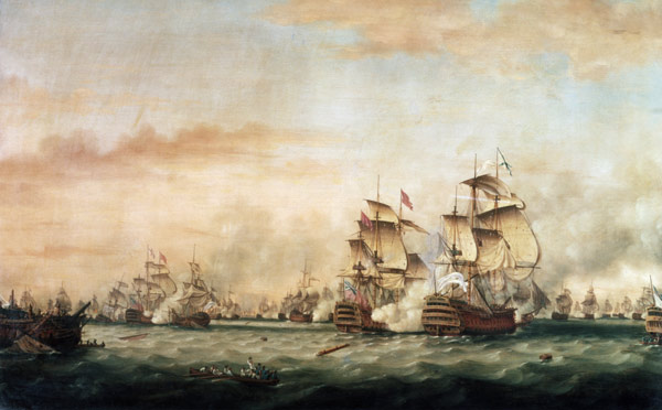 Battle of the Saints von Thomas Whitcombe